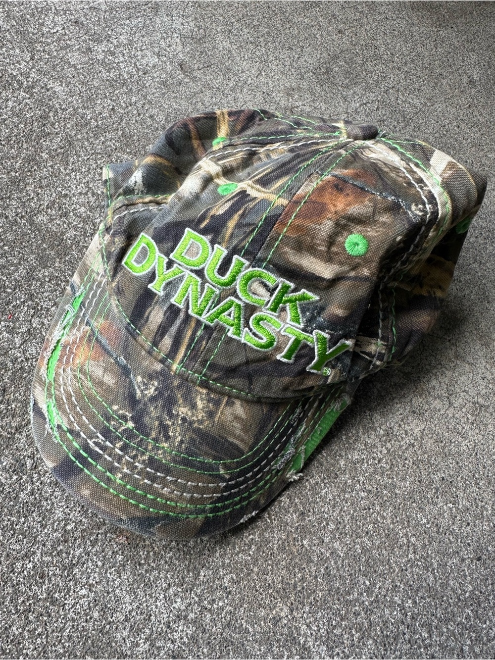 Duck Dynasty Camo Baseball Velcro Patches Hat